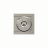 Schlage Bowery Satin Nickel Keyed Entry Knob with Upland Trim, Grade 1, Fits 1-3/8 in. Doors