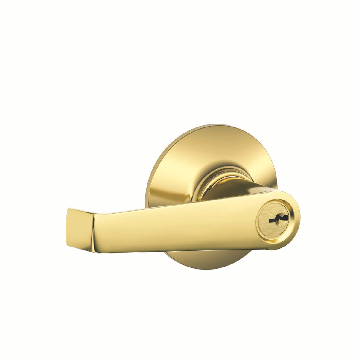 Schlage Elan Satin Chrome Keyed Entry Lever, ANSI/BHMA Grade 2, Fits 1-3/8 in. to 1-3/4 in. Doors