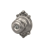 Schlage Georgian Aged Bronze Keyed Entry Door Knob with Brookshire Trim