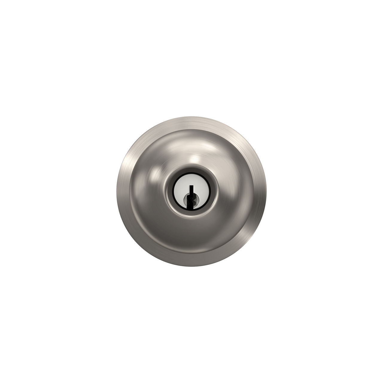 Schlage Orbit Satin Chrome Keyed Entry Knob Lockset, ANSI/BHMA Grade 2, Fits 1-3/8 in. to 1-3/4 in. Doors