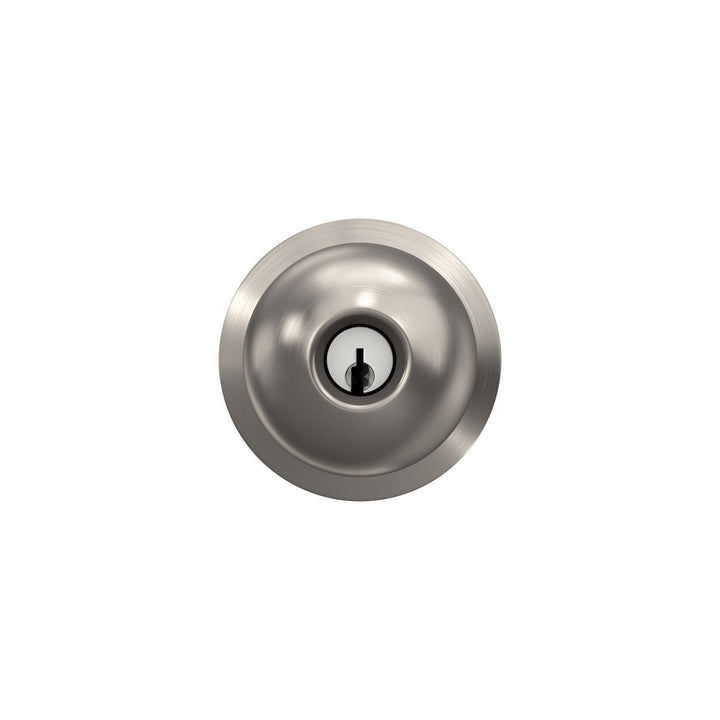 Schlage Orbit Satin Chrome Keyed Entry Knob Lockset, ANSI/BHMA Grade 2, Fits 1-3/8 in. to 1-3/4 in. Doors