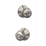 Schlage Plymouth Bright Brass Keyed Entry Door Knob