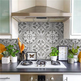 Llama Arte Loire Silver 9-3/4 in. x 9-3/4 in. Porcelain Floor and Wall Tile (10.88 sq. ft./Case)