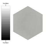 Merola Tile Textile Hex Silver 8-5/8 in. x 9-7/8 in. Porcelain Floor and Wall Tile (11.56 sq. ft. per case)