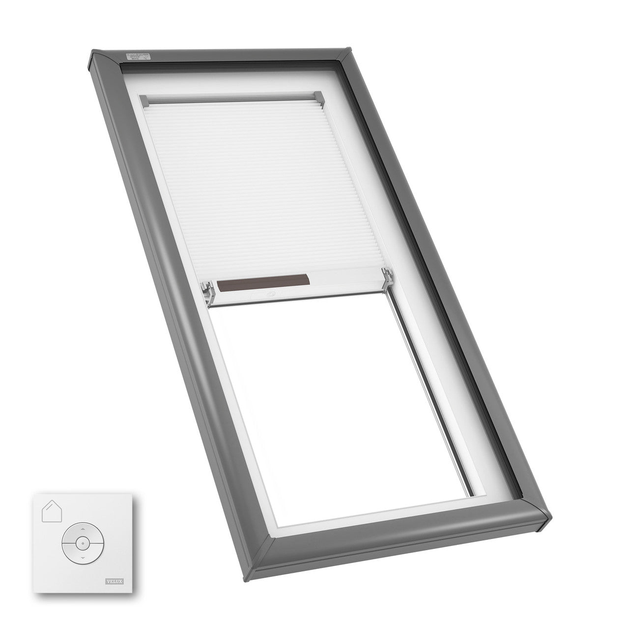 VELUX Curb Mount Fixed Laminated LoE3 Skylight with White Solar Room Darkening Shade FCM 2347 2004S