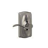 Schlage Camelot Aged Bronze Electronic Door Lock with Accent Lever, Flex Lock