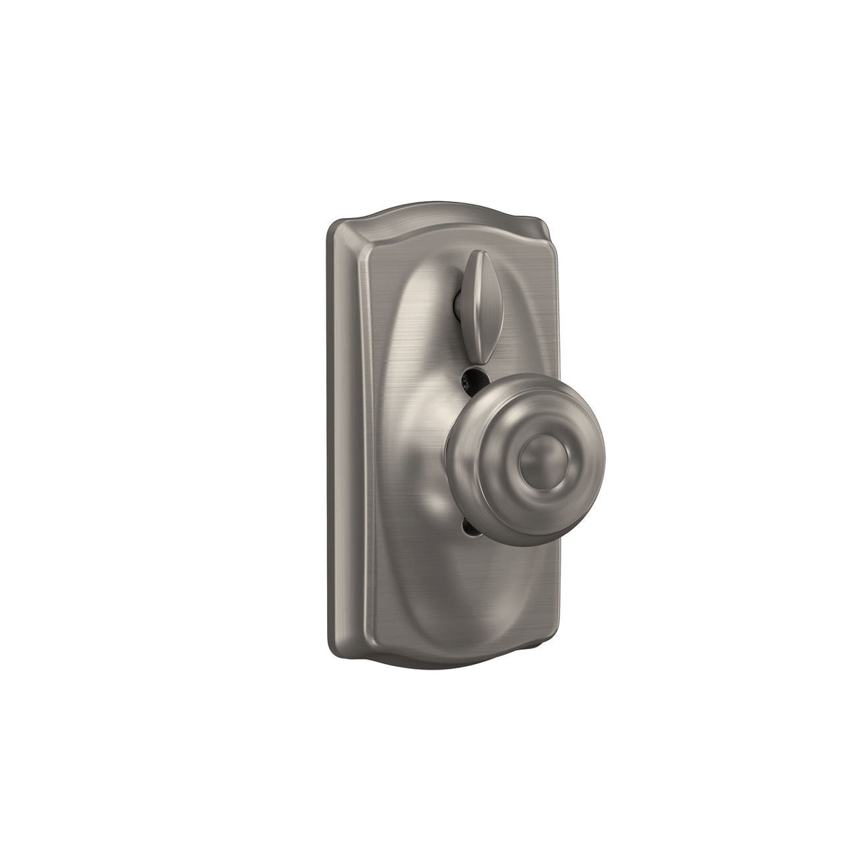Schlage Camelot Satin Nickel Electronic Keypad Door Lock with Georgian Knob and Flex Lock