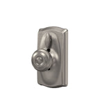 Schlage Camelot Satin Nickel Electronic Keypad Door Lock with Georgian Knob and Flex Lock
