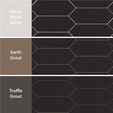 Merola Tile Kite Black 4 in. x 11-3/4 in. Porcelain Floor and Wall Subway Tile (11.81 sq. ft. / Case)