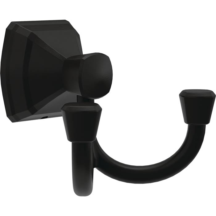 Delta Flynn Double Hook Towel Hook, Brushed Nickel Finish
