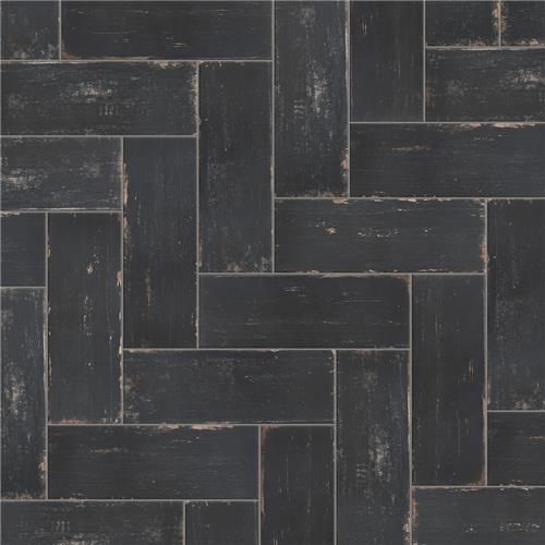 Merola Tile Retro Nero 8-1/4 in. x 23-1/2 in. Porcelain Floor and Wall Tile (11.12 sq. ft./Case)