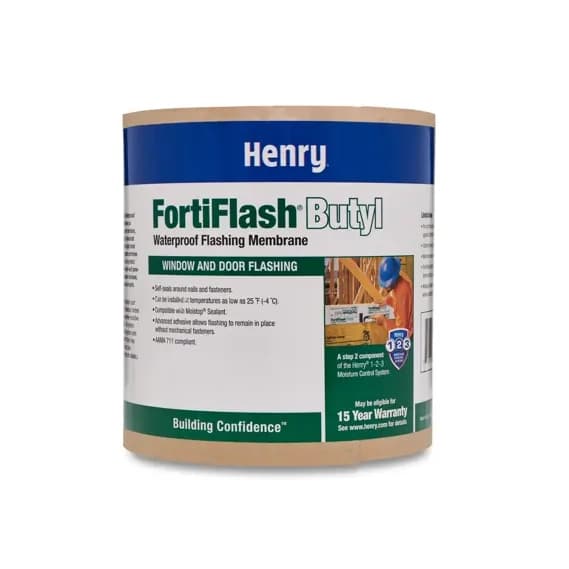 FortiFiber FortiFlash Butyl Flashing Membrane 12" x 75' 25 mil