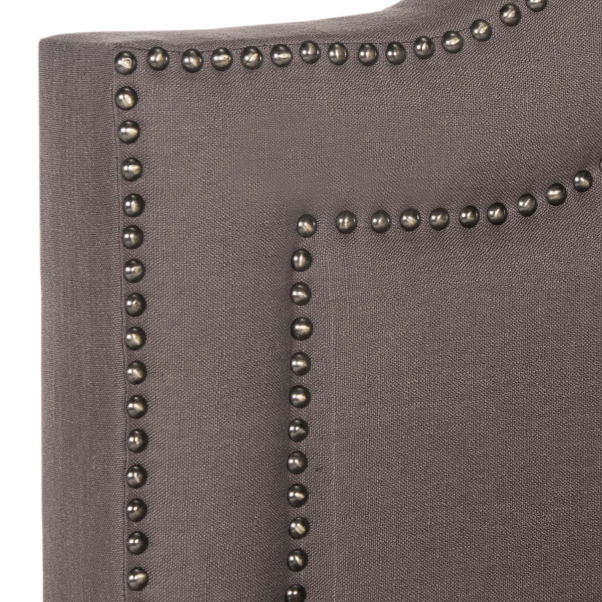 Safavieh Theron Dark Taupe Queen Upholstered Bed