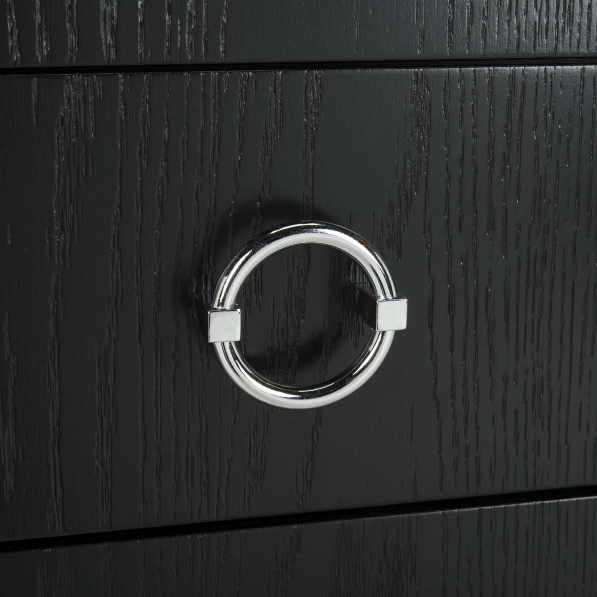 Safavieh Lorna 3-Drawer Black Nightstand, 30 x 19 x 28 in.