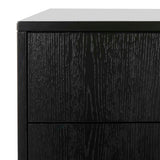Safavieh Lorna 3-Drawer Black Nightstand, 30 x 19 x 28 in.