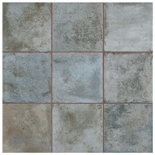 Kings Etna Blue 13-1/8 in. x 13-1/8 in. Ceramic Floor and Wall Tile (12.2 sq. ft./Case) by Merola Tile