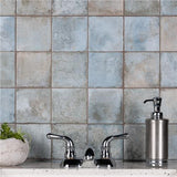 Kings Etna Blue 13-1/8 in. x 13-1/8 in. Ceramic Floor and Wall Tile (12.2 sq. ft./Case) by Merola Tile
