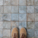 Kings Etna Blue 13-1/8 in. x 13-1/8 in. Ceramic Floor and Wall Tile (12.2 sq. ft./Case) by Merola Tile
