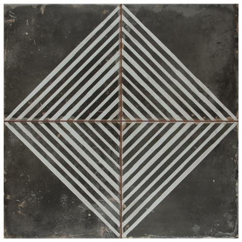 Merola Tile Kings Rombos 17-5/8 in. x 17-5/8 in. Ceramic Floor/Wall Tile