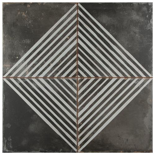 Merola Tile Kings Rombos 17-5/8 in. x 17-5/8 in. Ceramic Floor/Wall Tile