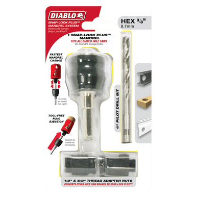 Diablo Snap-Lock Plus Mandrel System 3/8"