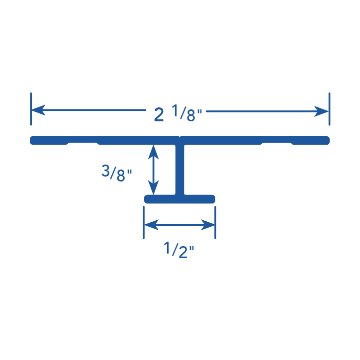 Fry Reglet V1 Vertical H Molding Black 10'