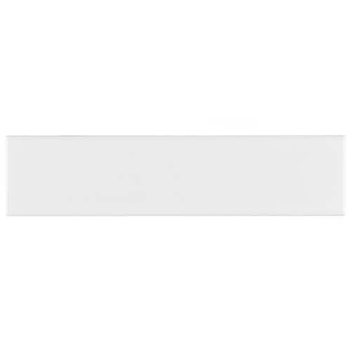 Merola Tile Metro Soho Glossy White 1-3/4 in. x 7-3/4 in. Porcelain Floor and Wall Subway Tile (1 sq. ft./Pack)