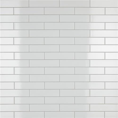 Merola Tile Metro Soho Glossy White 1-3/4 in. x 7-3/4 in. Porcelain Floor and Wall Subway Tile (1 sq. ft./Pack)