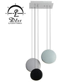 DLSS Lighting Co., Ltd Fancy Modern Pendant Lighting Fabric Glass Iron and Acrylic Decorative Lamps