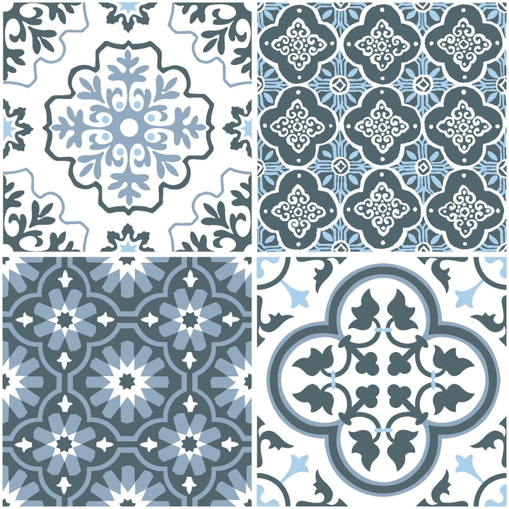 FloorPops Myriad Peel and Stick Floor Tiles, 12 in. x 12 in., 20 Tiles (20 sq. ft.)