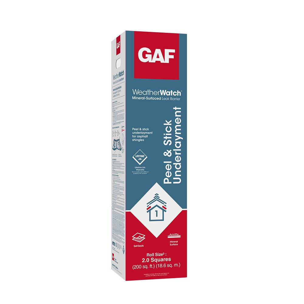 GAF WeatherWatch Ice & Water Leak Barrier 36" x 66.7' NORTHEAST