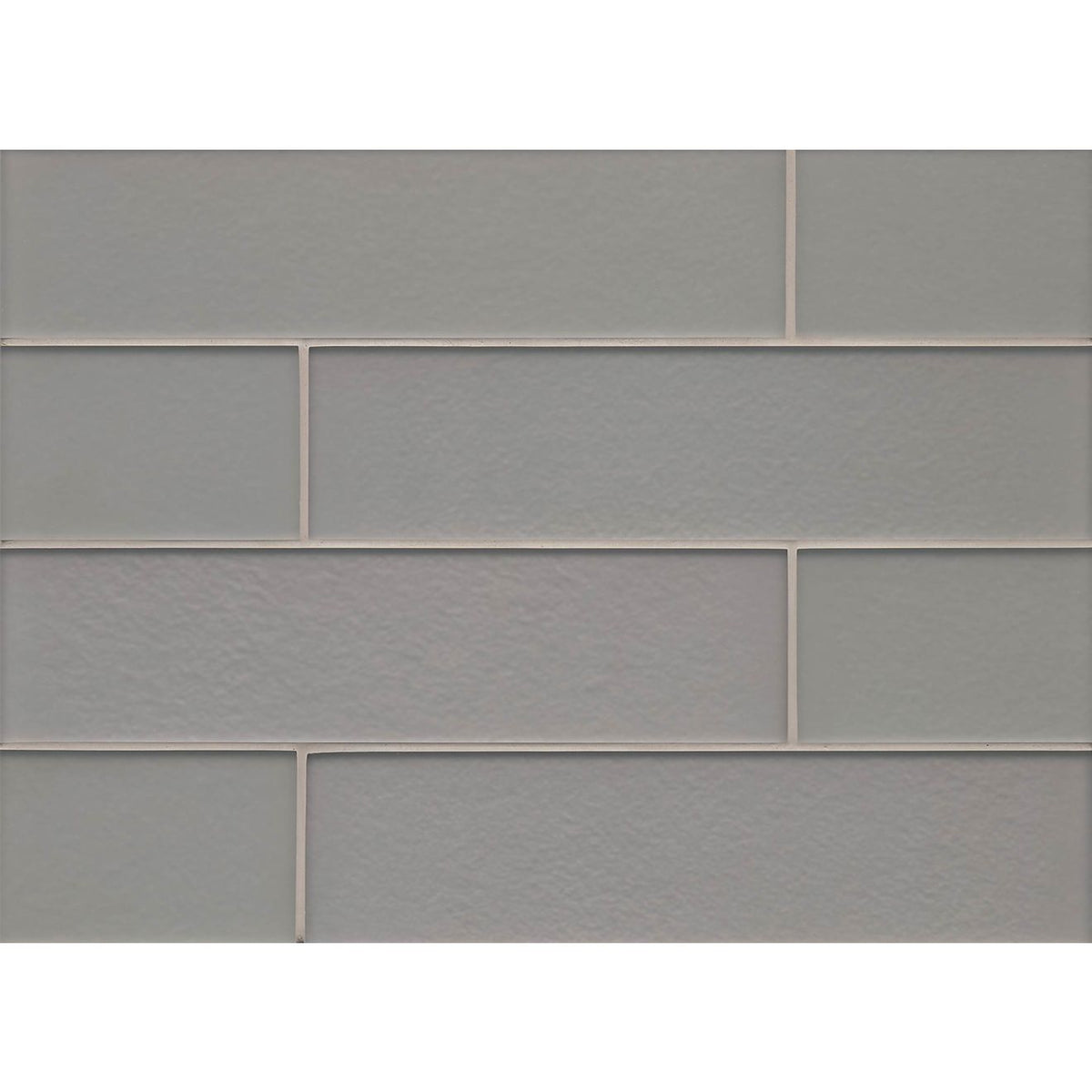 Bedrosians Manhattan Platinum 4-in x 4-in Glass Mosaic Tile Sample