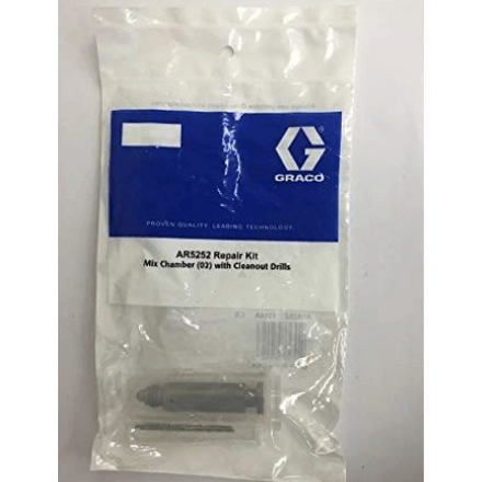 Graco AR5252 Fusion AP 02 Round Mix Chamber with Cleanout Drills