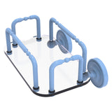 Allied Brass Prestige Wall Mounted Guest Towel Holder in Satin Chrome