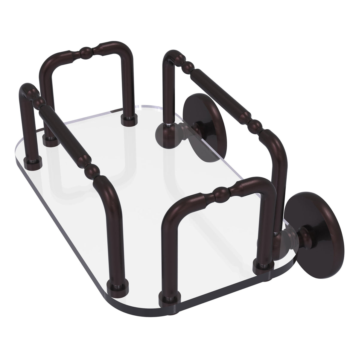 Allied Brass Skyline Wall Mounted Guest Towel Holder in Polished Chrome