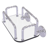 Allied Brass Skyline Wall Mounted Guest Towel Holder in Polished Chrome