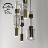 DLSS GU10 Modern Bead Style Pendant Light Chandelier for Bedroom