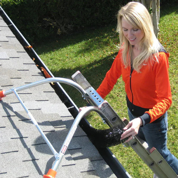 5 Inch GutterBrush Gutter Guards – Fits Standard K-Style Residential Gutters (4.25 Inch Diameter) image 3