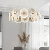 DLSS Glass Pendant Lighting for Indoor Living Home Decor LED Chandeliers Lamp
