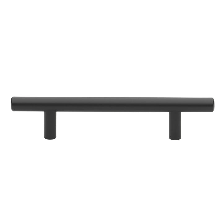 GlideRite 3-3/4 in. Center Modern Cabinet Bar Pull, Matte Black, Pack of 10