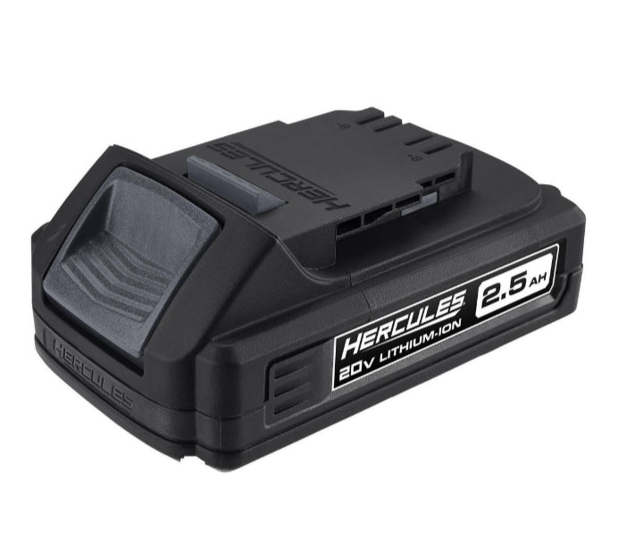 Hercules 20V Lithium‑Ion 2.5 Ah Compact Battery