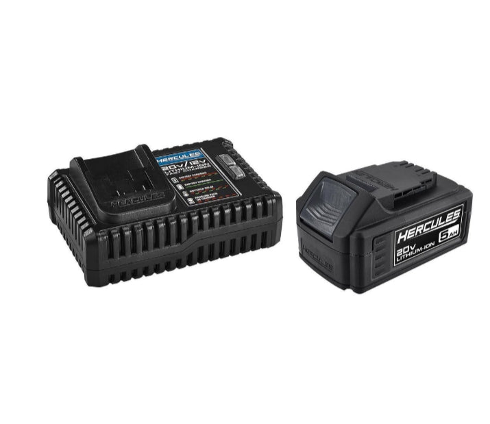 Hercules 20V Lithium-Ion 5.0 Ah Extended Performance Battery
