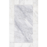 Hampton Carrara Polished Marble Wall and Floor Tile - 12 x 24 in.