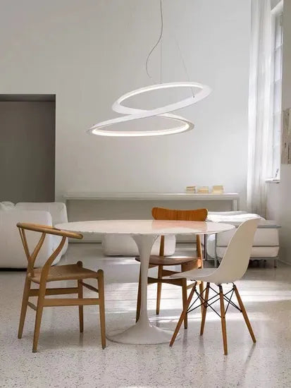 Dlsslighting Hanging Lamp Decoration Round LED Chandelier