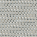 Hex Gloss Moss Porcelain Mosaic Wall and Floor Tile - 1 in.