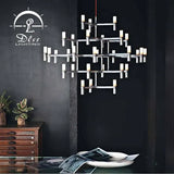 DLSS Lighting High Quality Metal Glass Material LED Decorative Pendant Light Chandelier