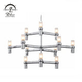 DLSS Lighting High Quality Metal Glass Material LED Decorative Pendant Light Chandelier