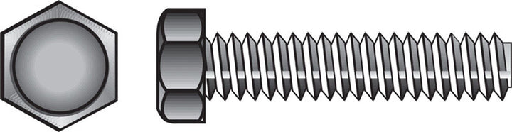 Hillman 1/4 in. Diameter x 1-1/4 in. Length Zinc-Plated Steel Hex Tap Bolts, 100-Pack