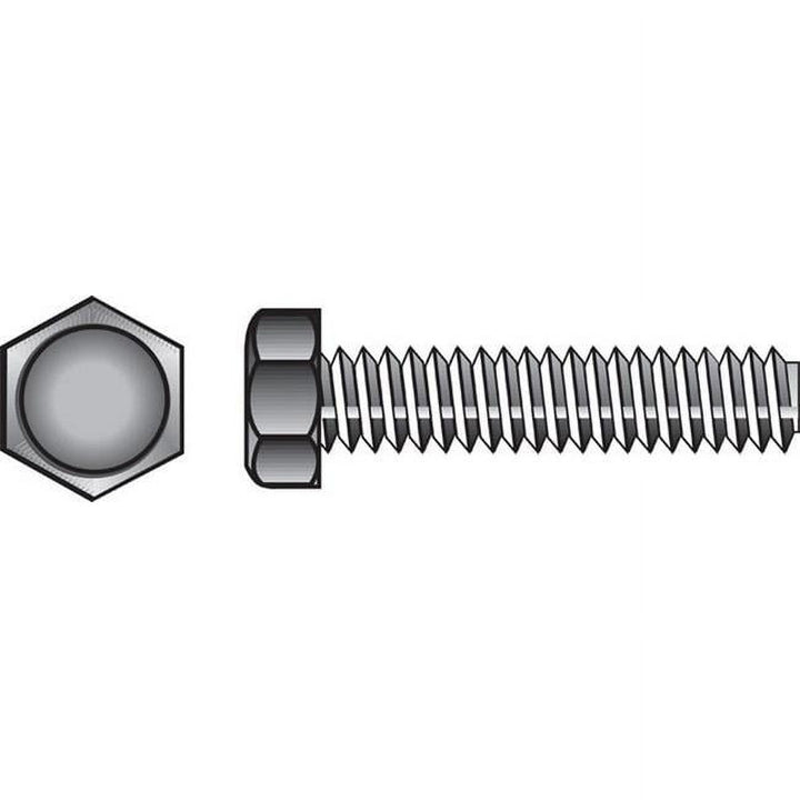Hillman 1/4 in. Diameter x 1 in. Length Zinc-Plated Steel Hex Tap Bolts, 100-Pack