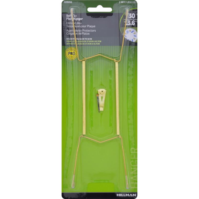 Hillman AnchorWire 11 in. to 14 in. Metal Plate Hanger, 1 Pack